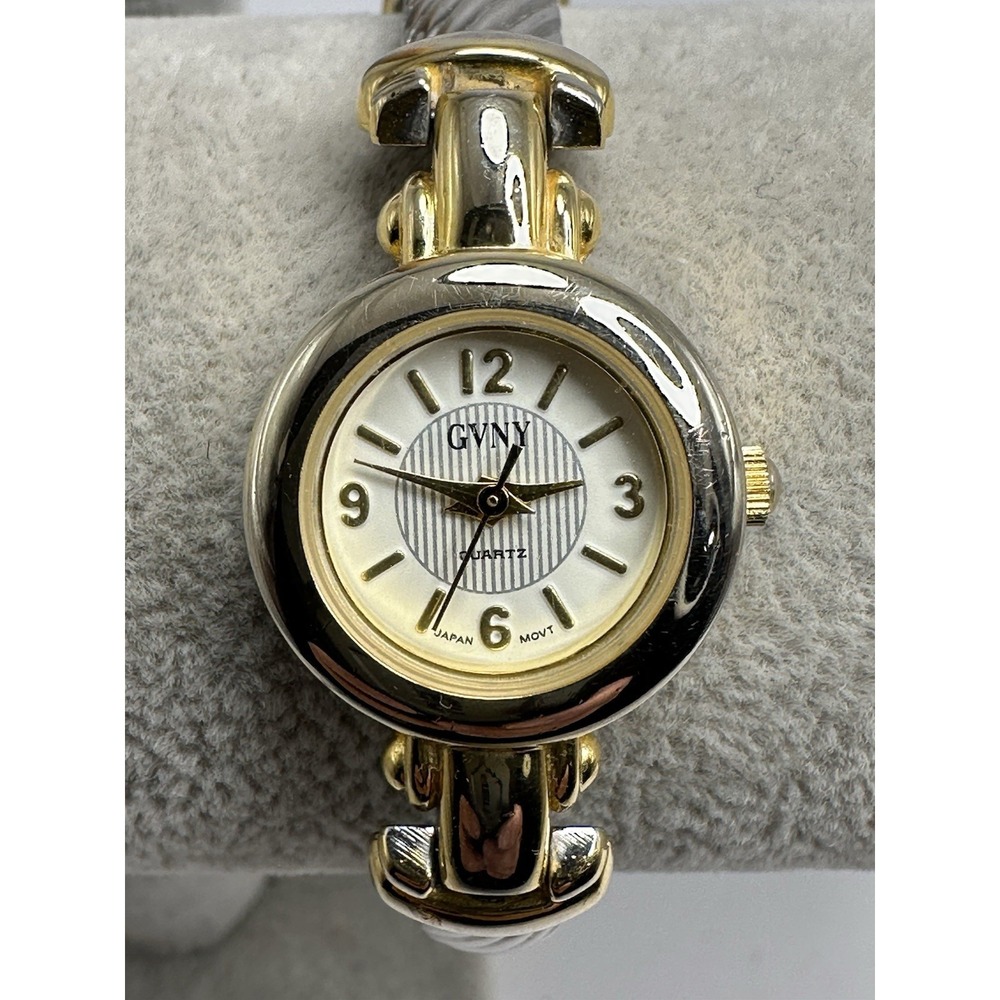GVNY Ladies Watch‎ 512-1 New Battery 21MM 7.5" Two Tone Fada Industries G86
